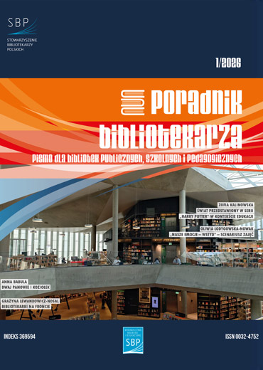 Okładka czasopisma Poradnik Bibliotekarza 1/2026