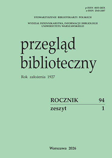 Przegląd Biblioteczny 1/2026