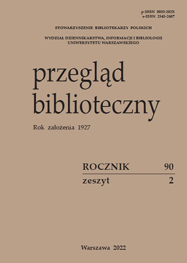 Przegląd Biblioteczny 2/2022