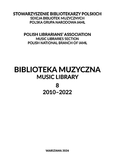 BIBLIOTEKA MUZYCZNA 8 (2010–2022)