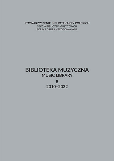 BIBLIOTEKA MUZYCZNA 8 (2010–2022)