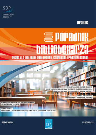 Poradnik Bibliotekarza 10/2025